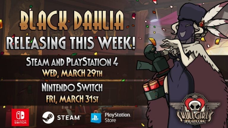《骷髅女孩：二度返场》DLC角色Black Dahlia将于3月29日推出