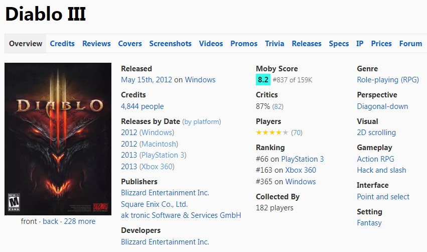 《暗黑破坏神4》开发人员超9000人 是初代的30多倍