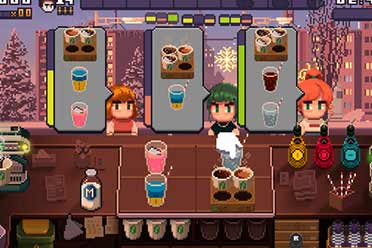 （热评）像素风咖啡店员模拟游戏《Pixel Cafe》上架Steam！